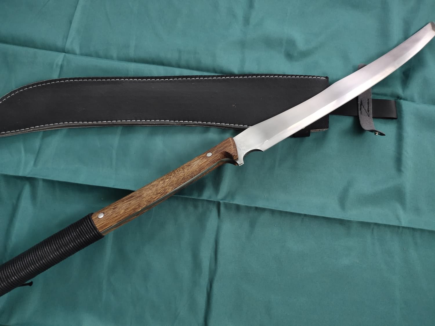 LOONGSWORD,Chinese Long Handle dao Sword Real,Scythe Forged High Carbon Steel Blade