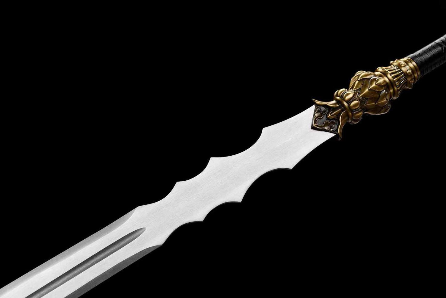 Lotus Jian – Traditional Longquan Chinese Straight Sword for Display & Forms - Chinese Sword store