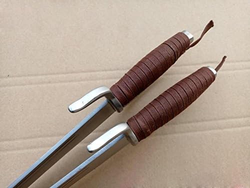 Wing Chun Eight-Cut Knives | Handmade Stainless Steel Baat Jaam Do with Copper Handle for Training & Display