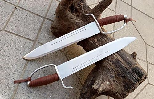 Wing Chun Eight-Cut Knives | Handmade Stainless Steel Baat Jaam Do with Copper Handle for Training & Display