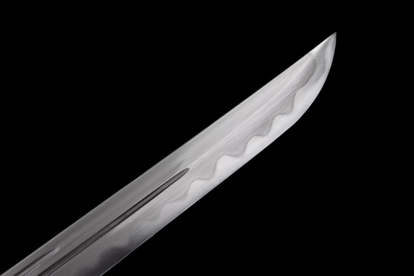 Sakura War Dao | Hand-Forged Five-Layer Steel Chinese Saber with Yellow Ray-Skin Scabbard & Gilt-Brass Fittings