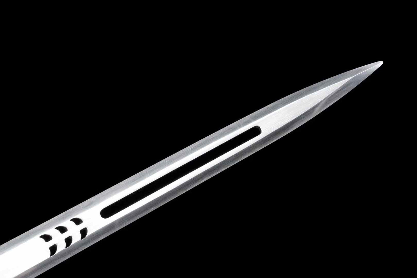 Hollow Huashan Jian – Six-Facet Chinese Straight Sword for Display & Forms