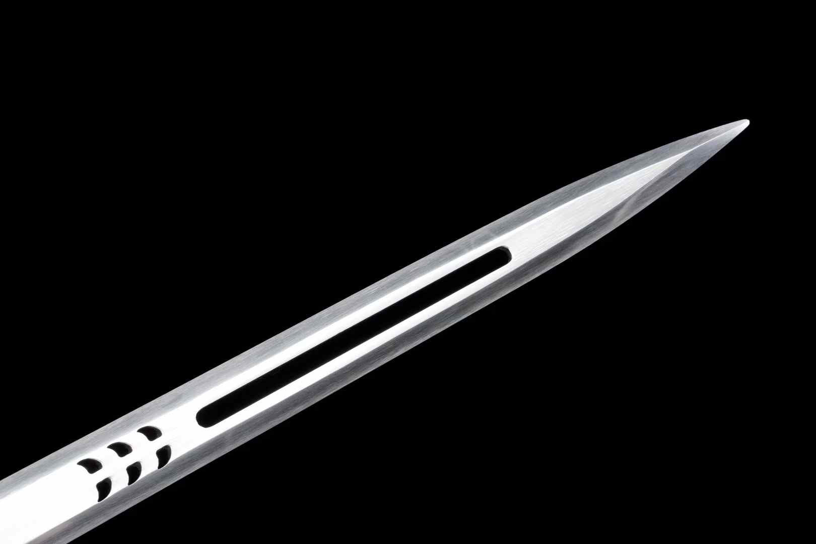 Hollow Huashan Jian – Six-Facet Chinese Straight Sword for Display & Forms