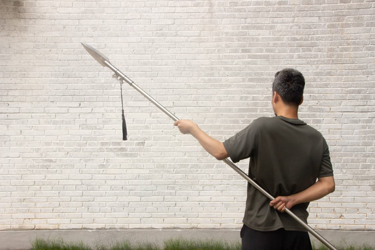 Traditional Chinese Spear - Masterfully Crafted with Longquan Sword-Making Techniques