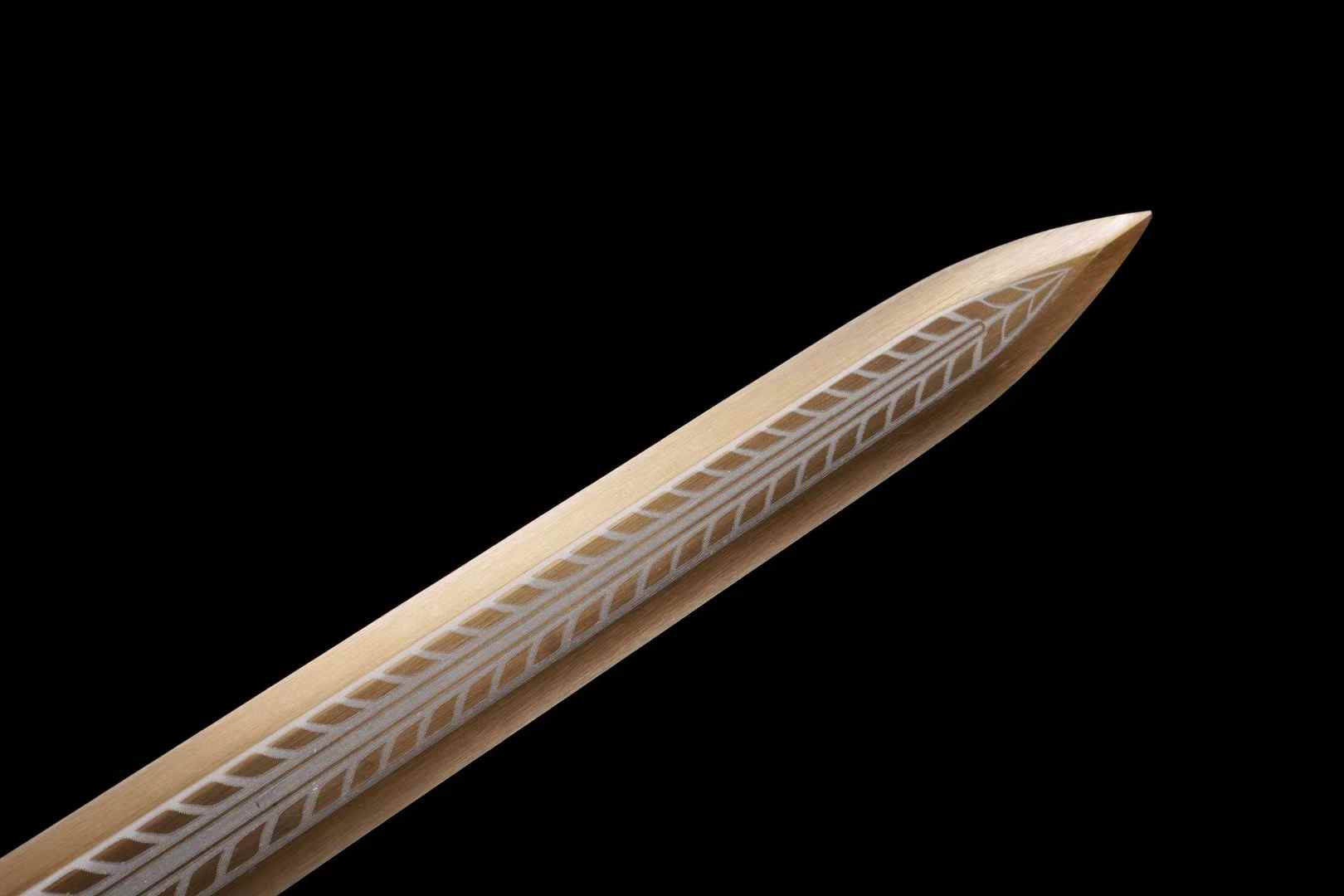 Yue King Jian Sword | Hand-Forged High Manganese Steel Chinese Jian with Bronze Alloy Fittings & Dragon Scabbard