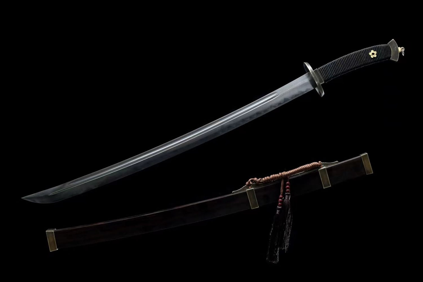 Qing Dao Sword | Premium Hand-Forged Damascus Steel | Collectible Martial Arts Weapon