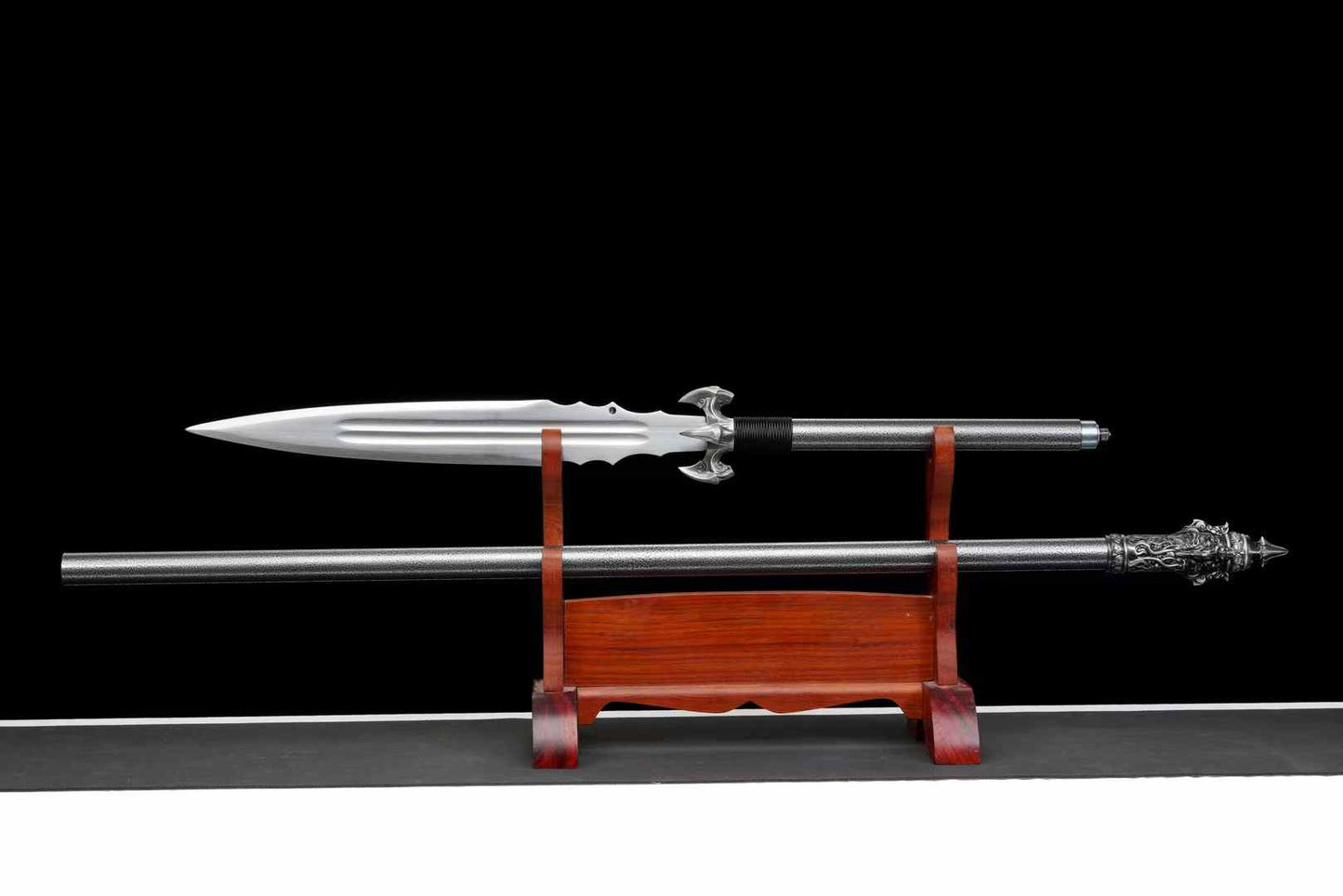 Demon Claw Chinese Long Spear – Traditional Polearm for Display & Forms - Chinese Sword store