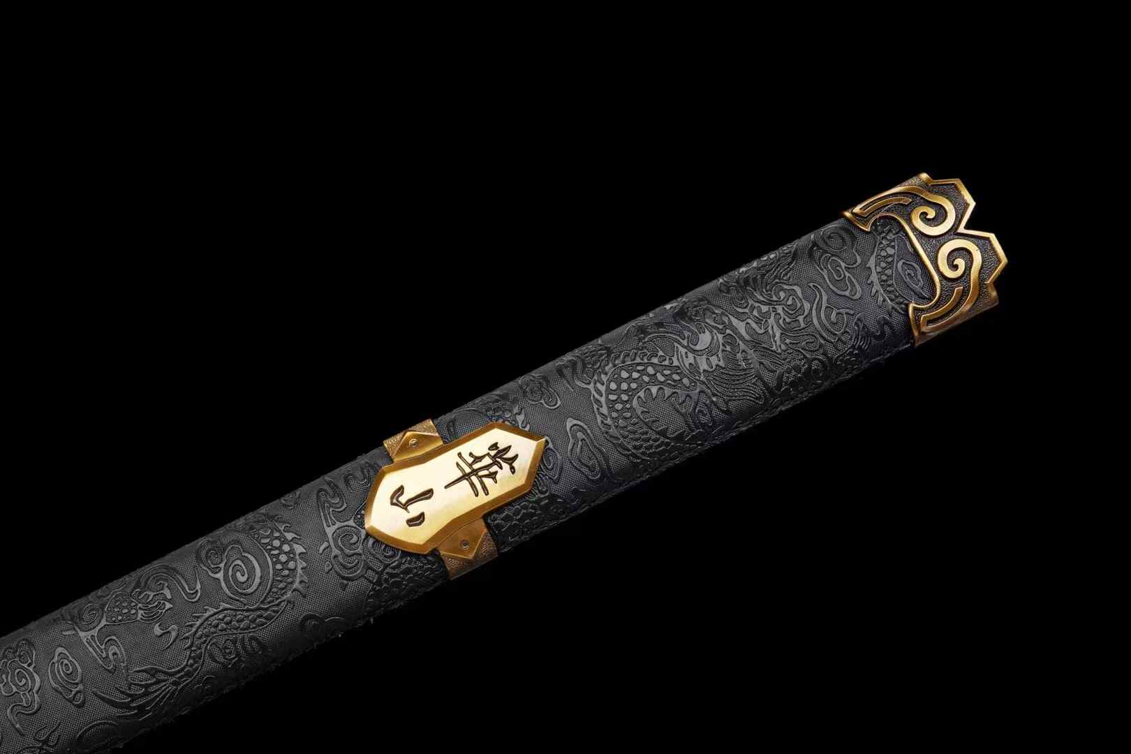 Hollow Huashan Jian – Six-Facet Chinese Straight Sword for Display & Forms