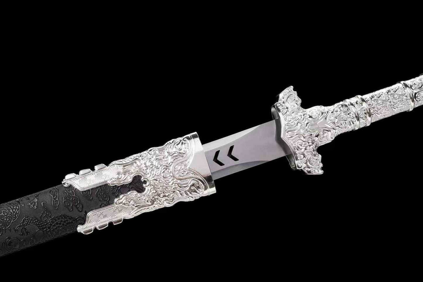 Hollow Xuanyuan Jian – Six-Facet Chinese Straight Sword for Display & Forms - Chinese Sword store