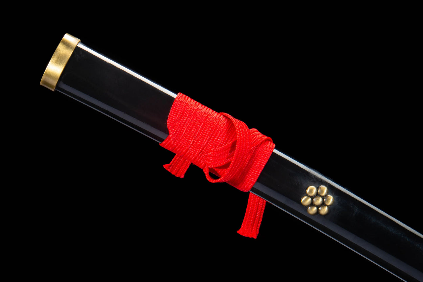 LOONGSWORD Enma Inspired Katana – Hand Forged 1065 High Carbon Steel Anime Samurai Sword with Purple Blade Finish