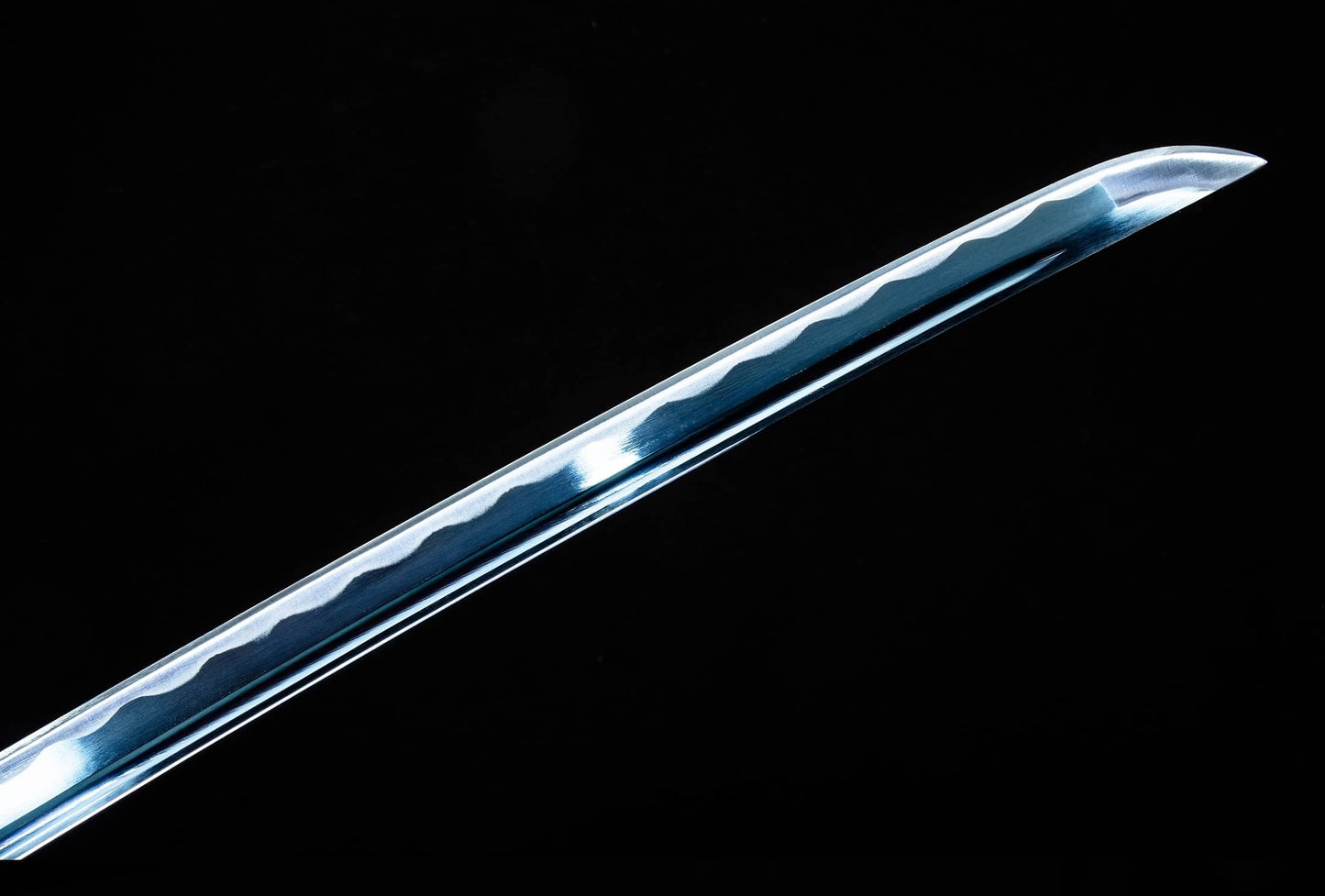 Chixia Katana – 40.6″ Manganese Steel, Red Lacquer Saya & Cord-Wrapped Handle