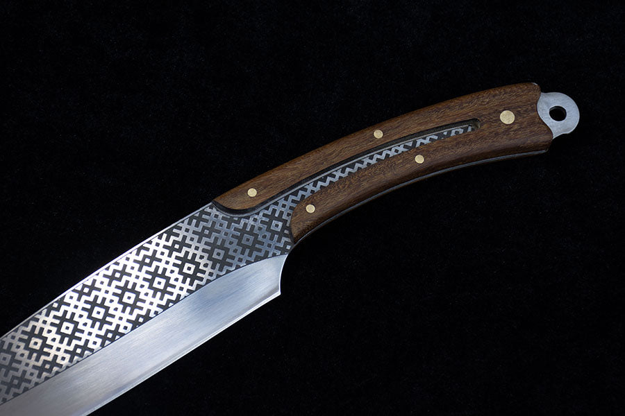 7Cr17MoV Boning Knife – 8″ Blade, Rosewood Handle (Full-Tang)