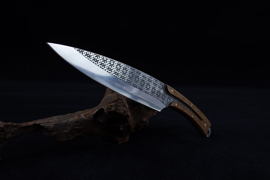 7Cr17MoV Boning Knife – 8″ Blade, Rosewood Handle (Full-Tang)