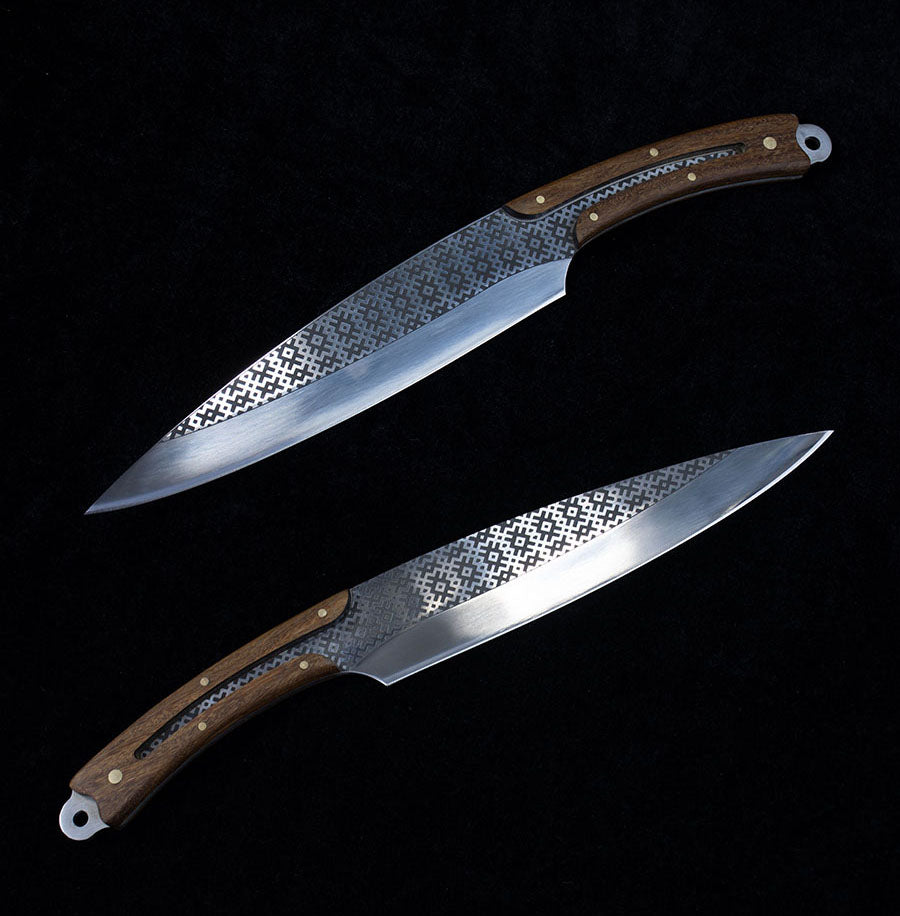 7Cr17MoV Boning Knife – 8″ Blade, Rosewood Handle (Full-Tang)