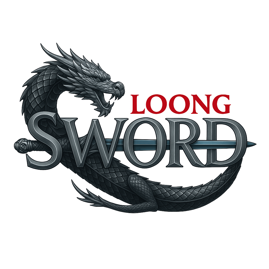 Two types of swords and knives.