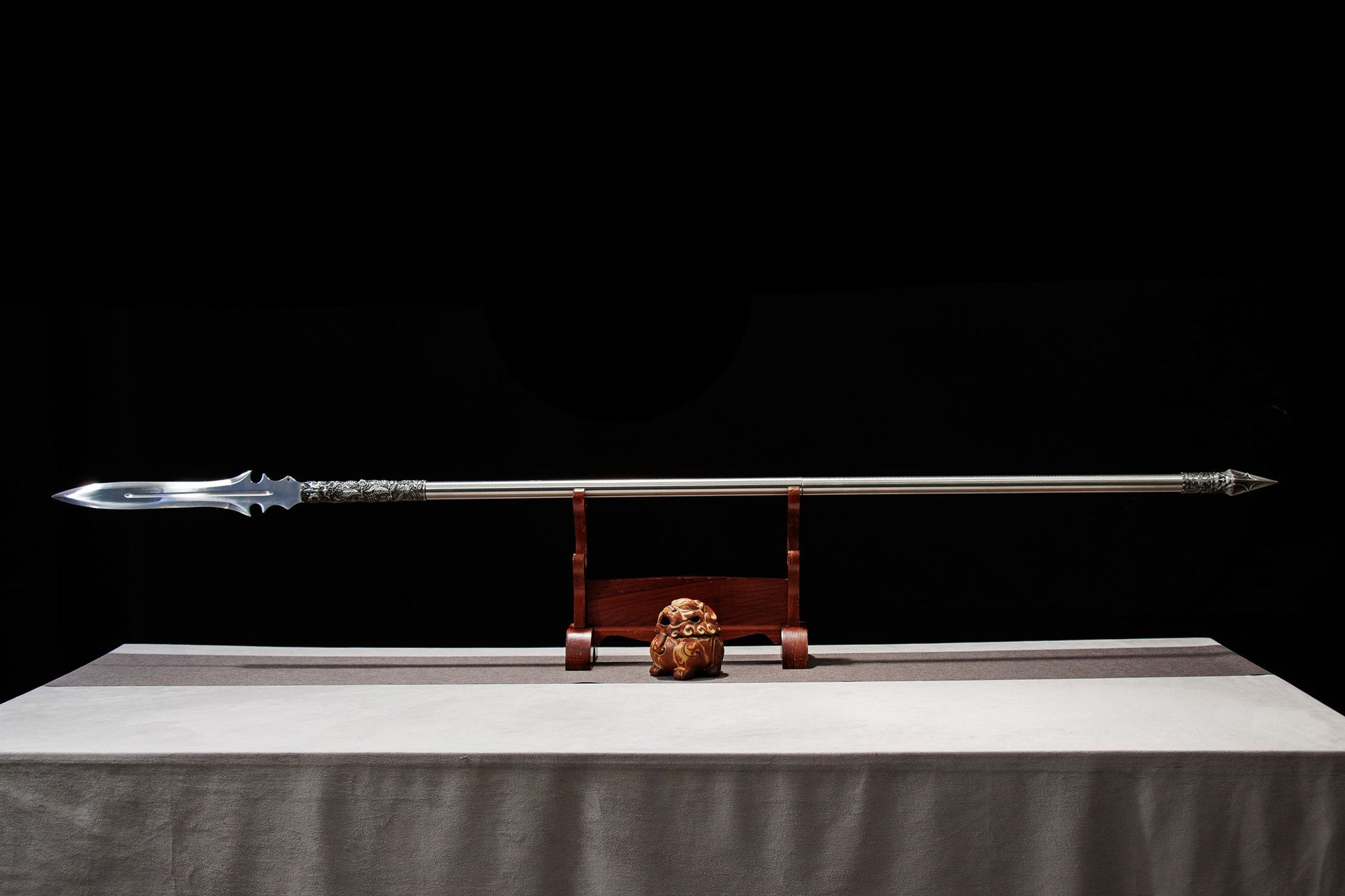 Tianhen Spear – 76.8″ High-Performance Manganese Steel Head, Chrome-Steel Shaft