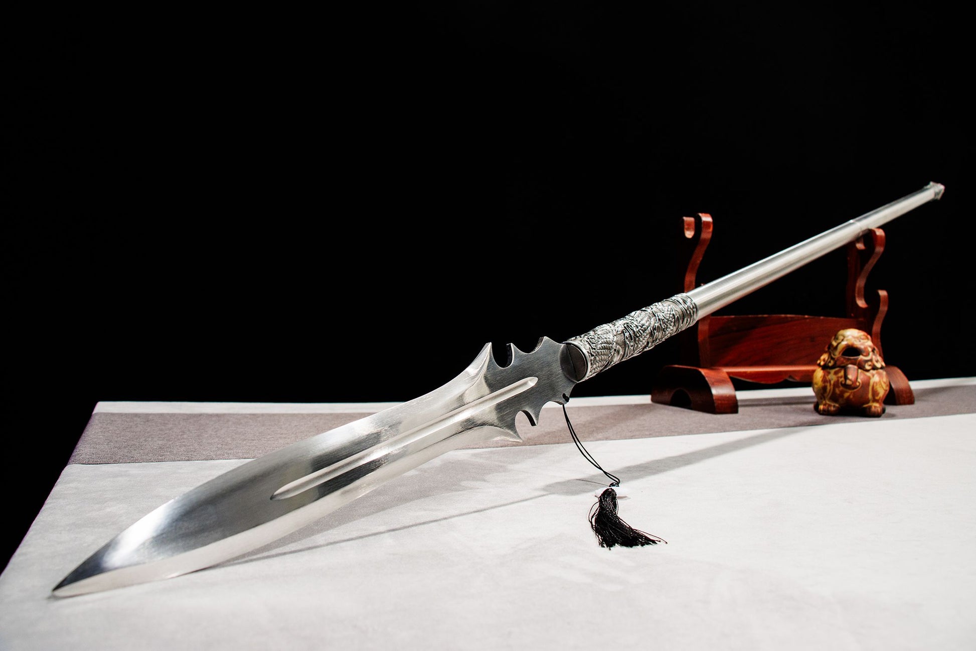 Tianhen Spear – 76.8″ High-Performance Manganese Steel Head, Chrome-Steel Shaft