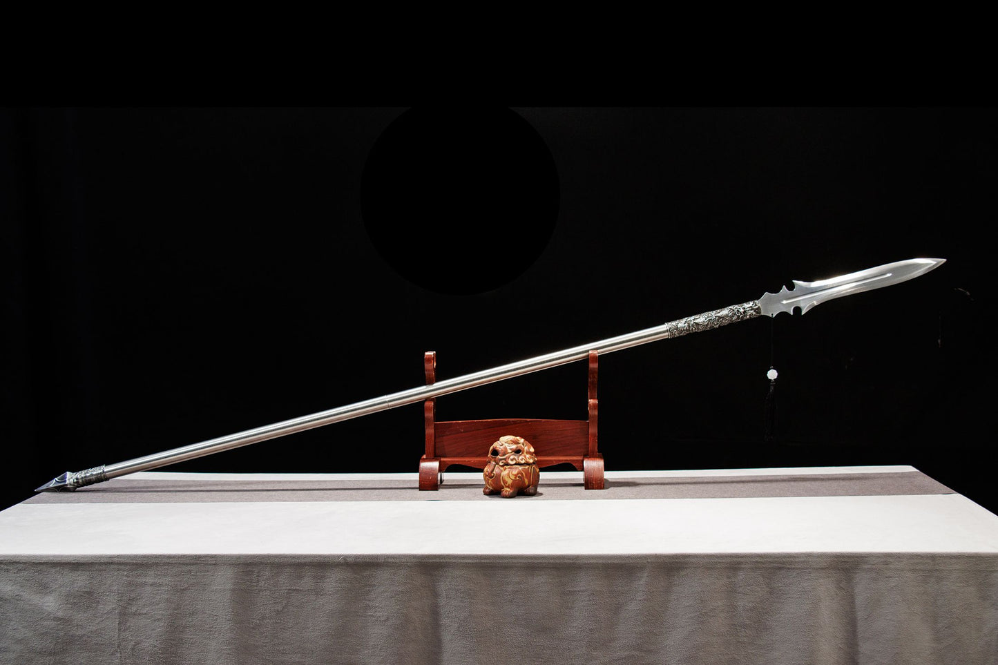 Tianhen Spear – 76.8″ High-Performance Manganese Steel Head, Chrome-Steel Shaft