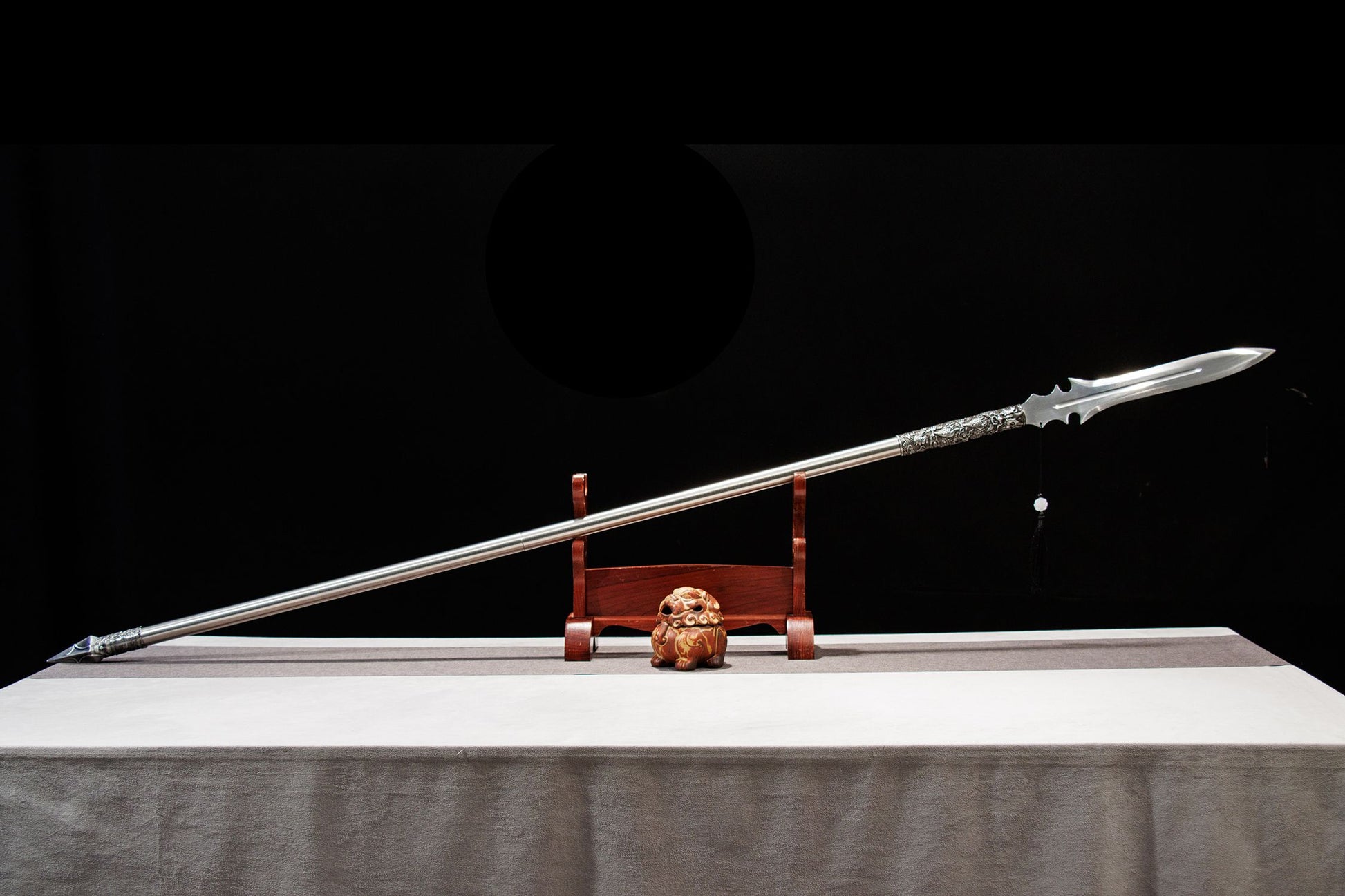 Tianhen Spear – 76.8″ High-Performance Manganese Steel Head, Chrome-Steel Shaft
