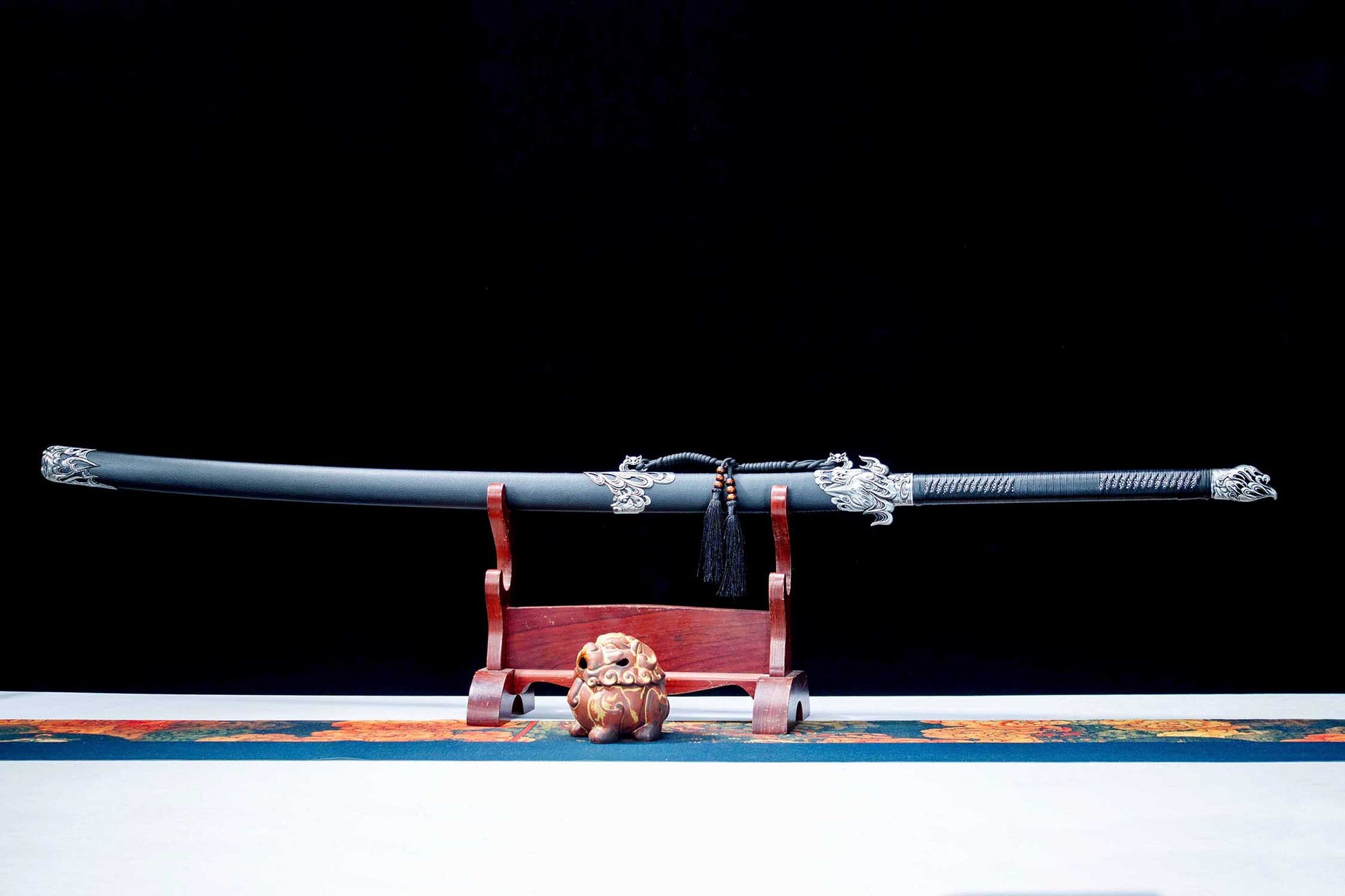 Panlong Miao Dao – 55.9″ Manganese Steel Chinese Broadsword