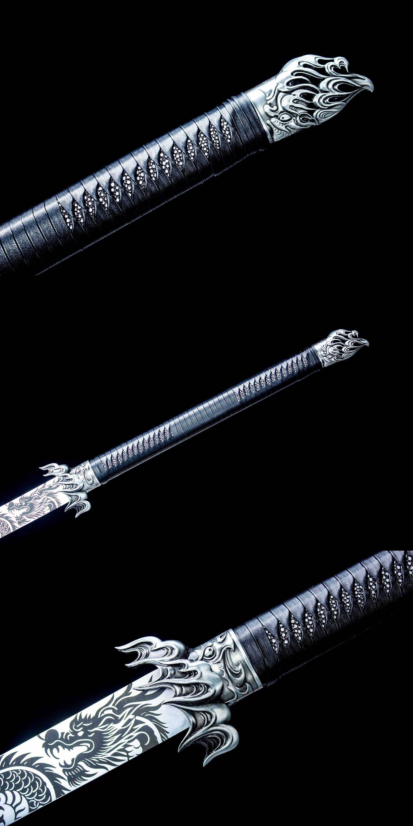 Panlong Miao Dao – 55.9″ Manganese Steel Chinese Broadsword