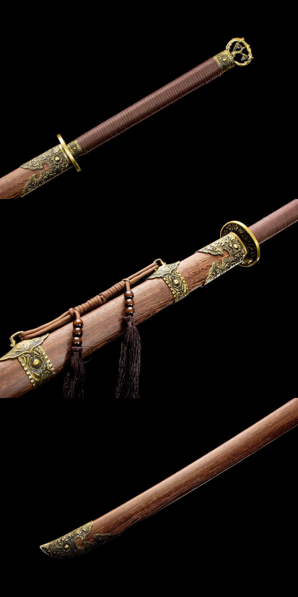 LOONGSWORD Miao Dao Traditional Forged Sword - High Manganese Steel ...