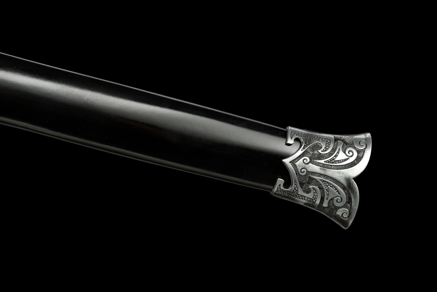 LOONGSWORD,Han sword,Hand Forged Blade,Solid Wood Scabbard,Alloy Handle