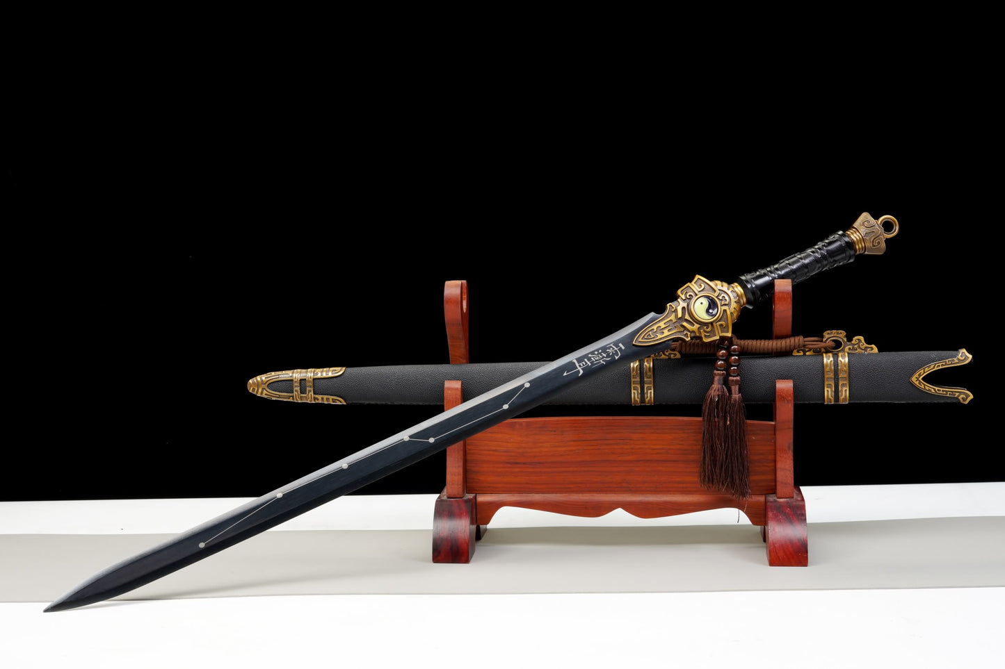 Bagua Jian Chinese Sword – Rotating Taiji Guard High Manganese Steel Martial Arts Display Swor