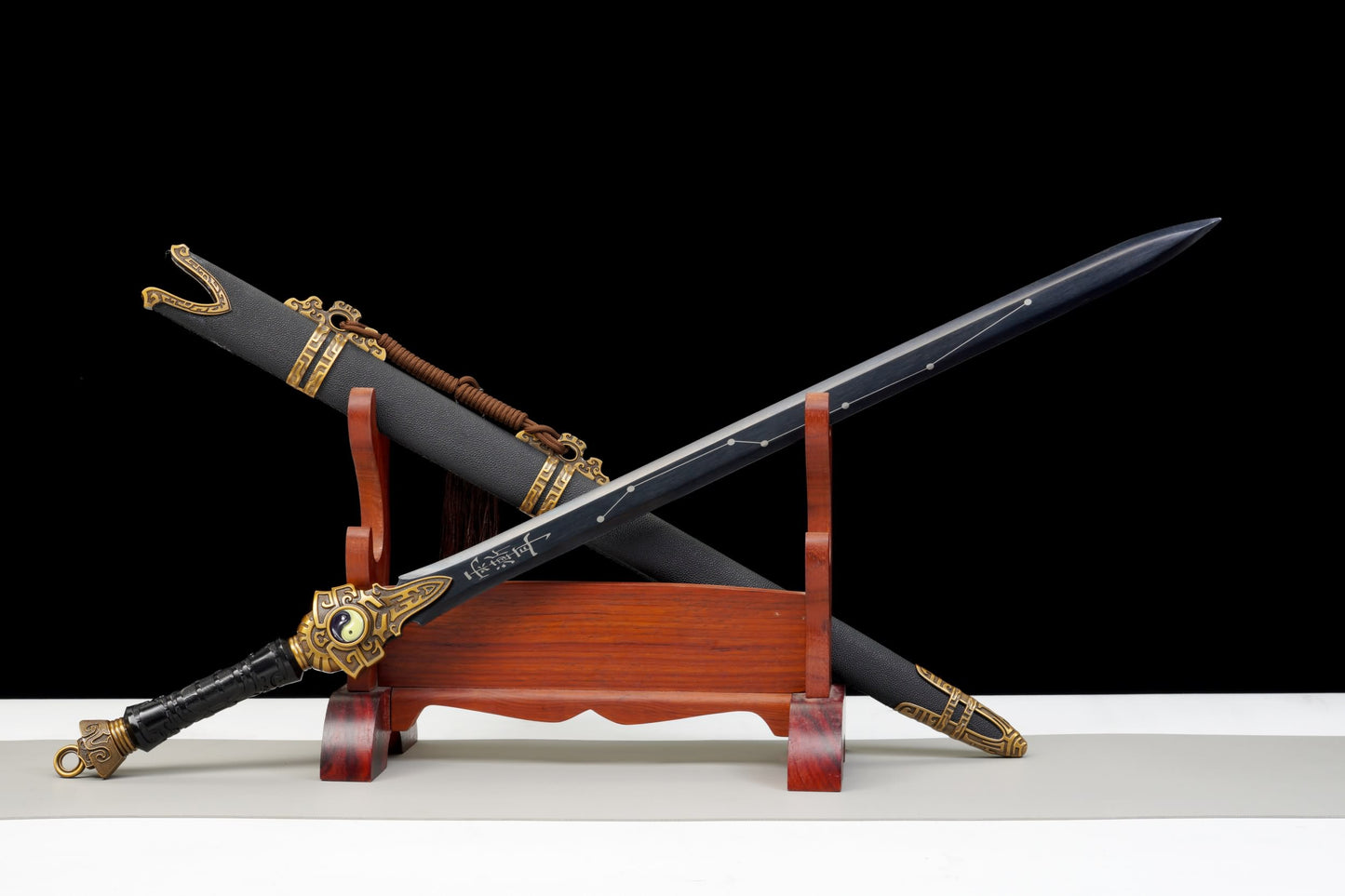 Bagua Jian Chinese Sword – Rotating Taiji Guard High Manganese Steel Martial Arts Display Swor