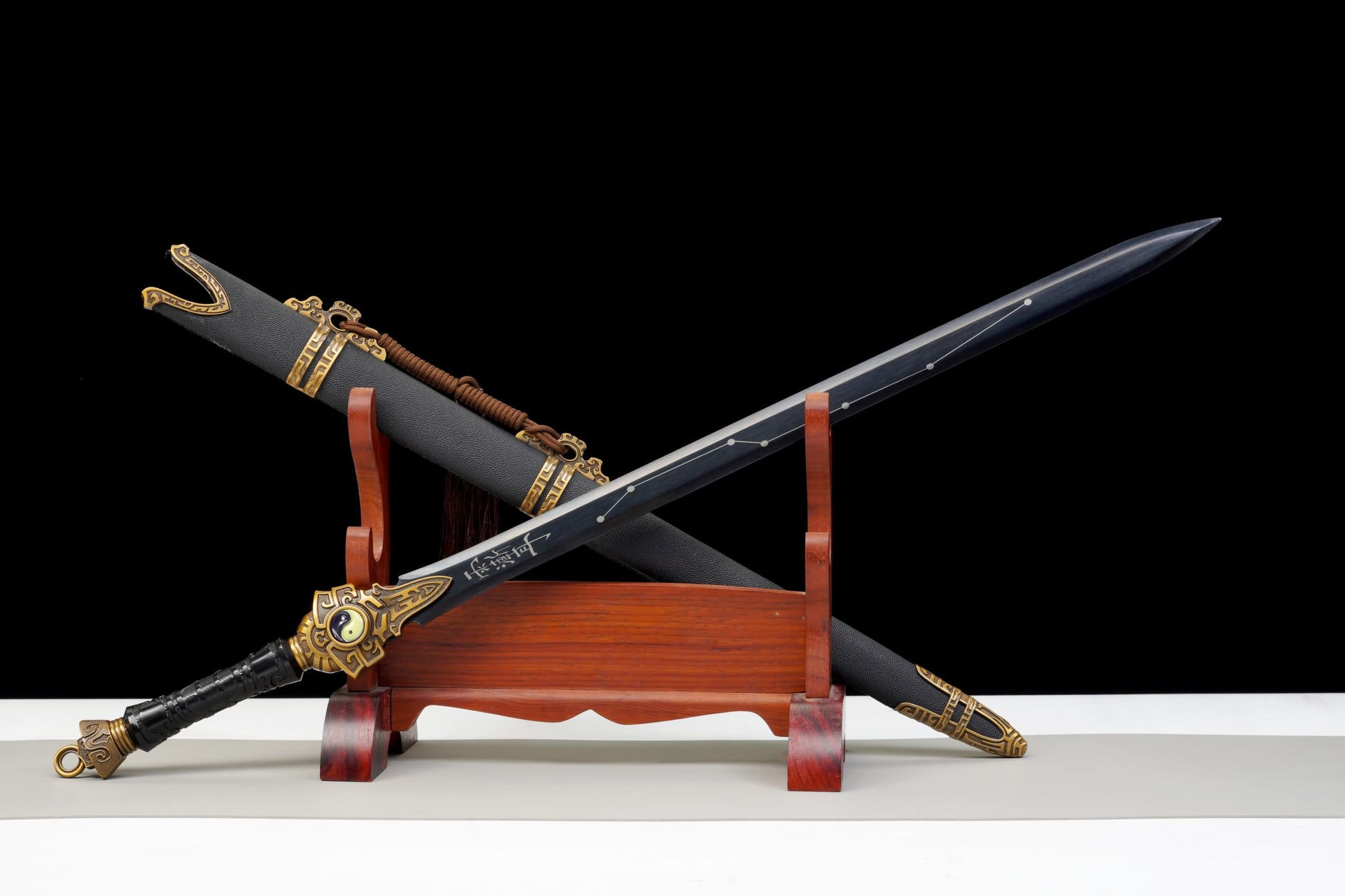 Bagua Jian Chinese Sword – Rotating Taiji Guard High Manganese Steel Martial Arts Display Swor