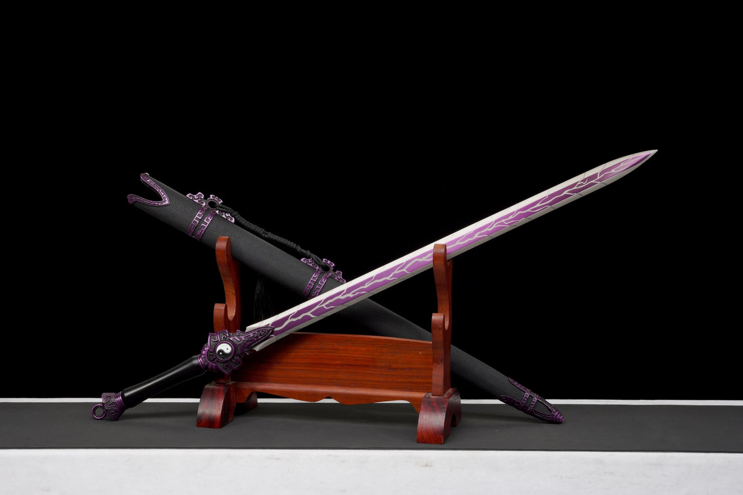Bagua Jian Chinese Sword – Rotating Taiji Guard High Manganese Steel Martial Arts Display Swor