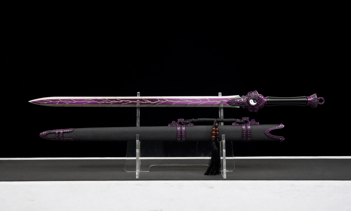 Bagua Jian Chinese Sword – Rotating Taiji Guard High Manganese Steel Martial Arts Display Swor