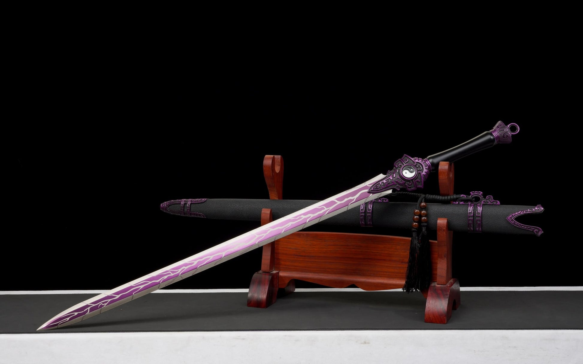 Bagua Jian Chinese Sword – Rotating Taiji Guard High Manganese Steel Martial Arts Display Swor