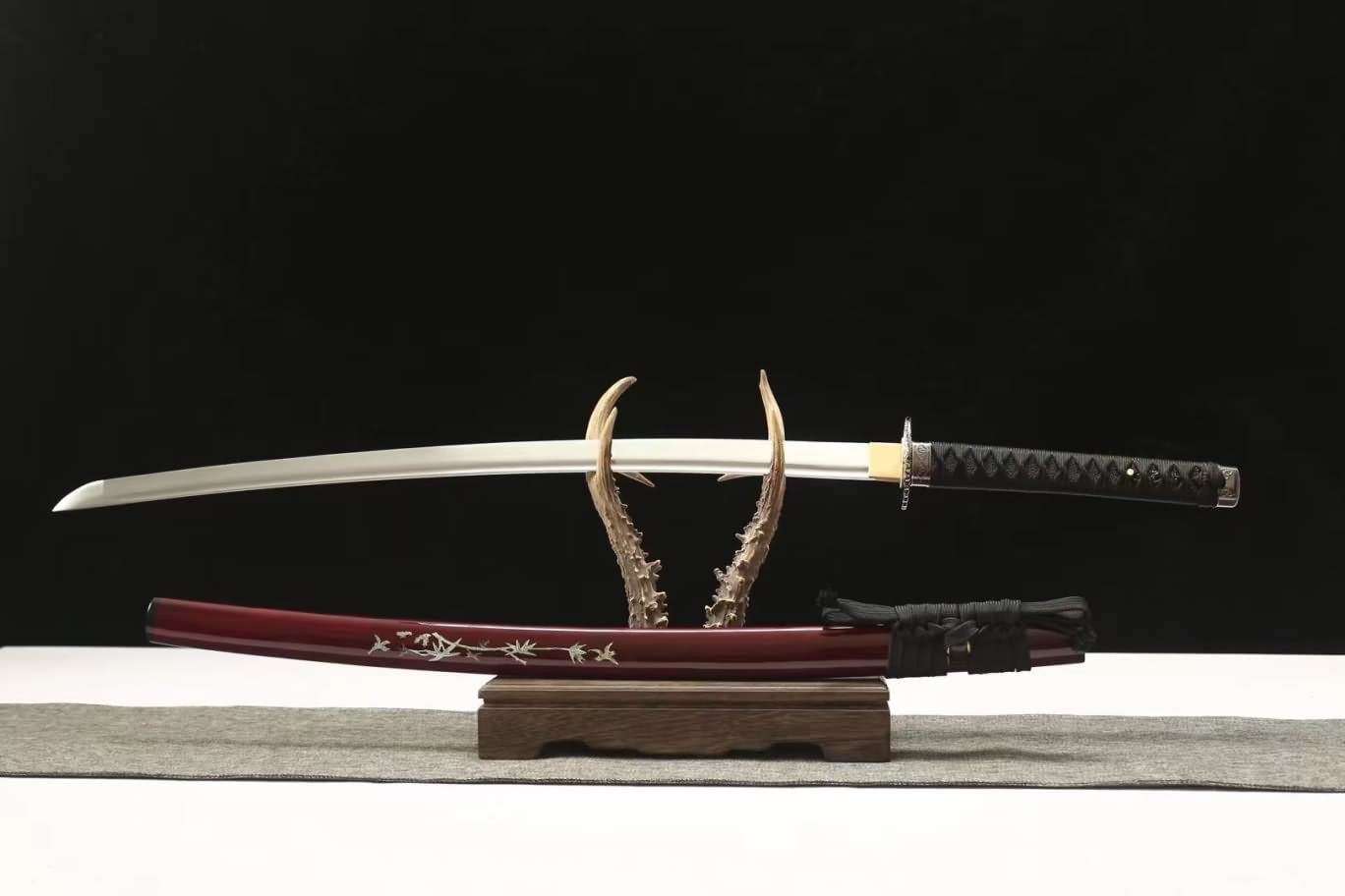 Samruai Sword Real katanas,Full Tang,Forged High Carbon Steel Blades,Battle Ready