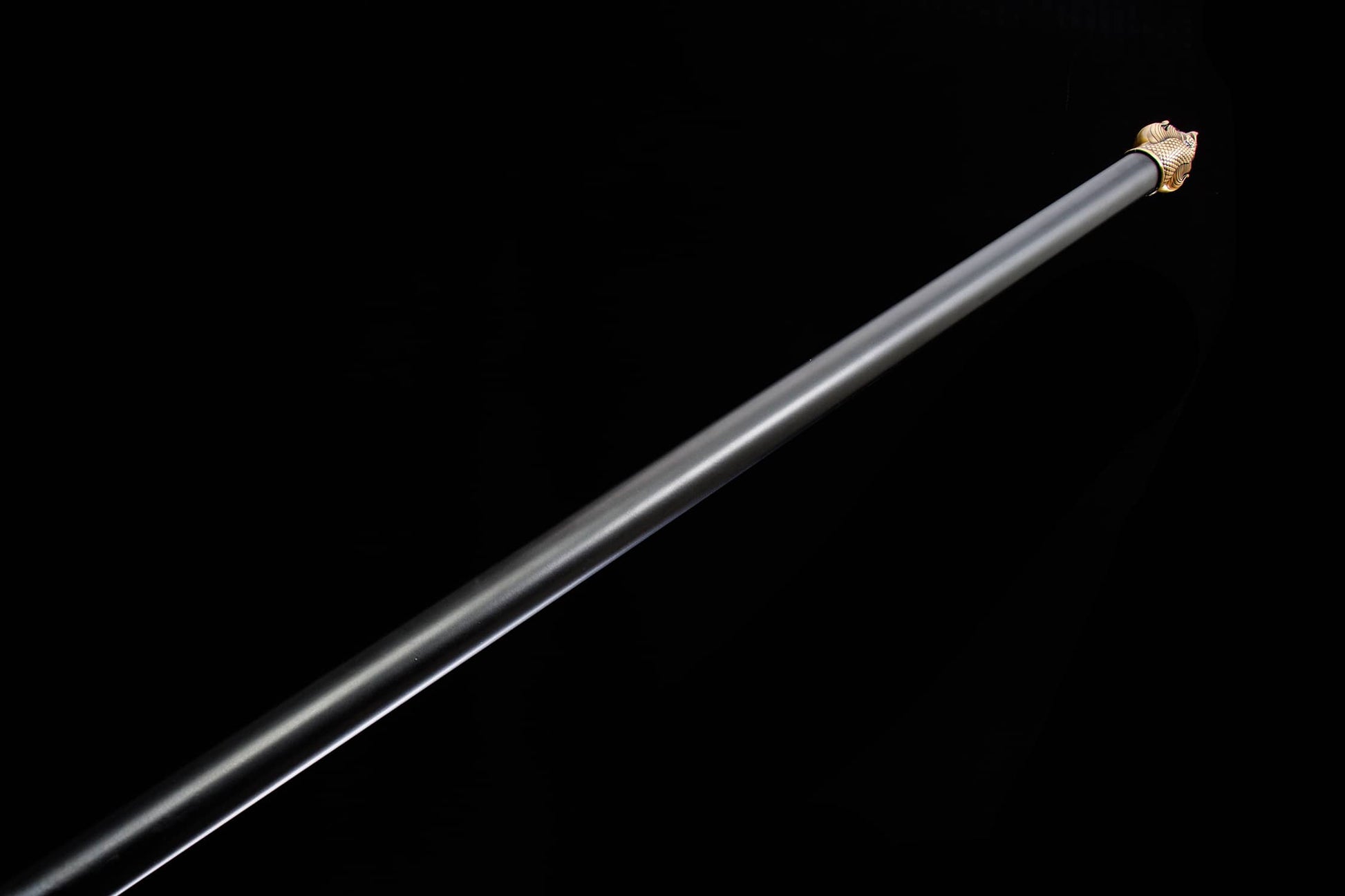 Modular 79" High-Performance Manganese Steel Spear – 21" Blade, Lacquered Iron Shaft & Aluminum Fittings