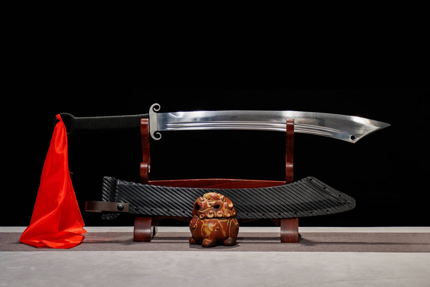 Red Army Dao – 31.3″ Manganese-Steel Chinese Sabre, Ring Pommel