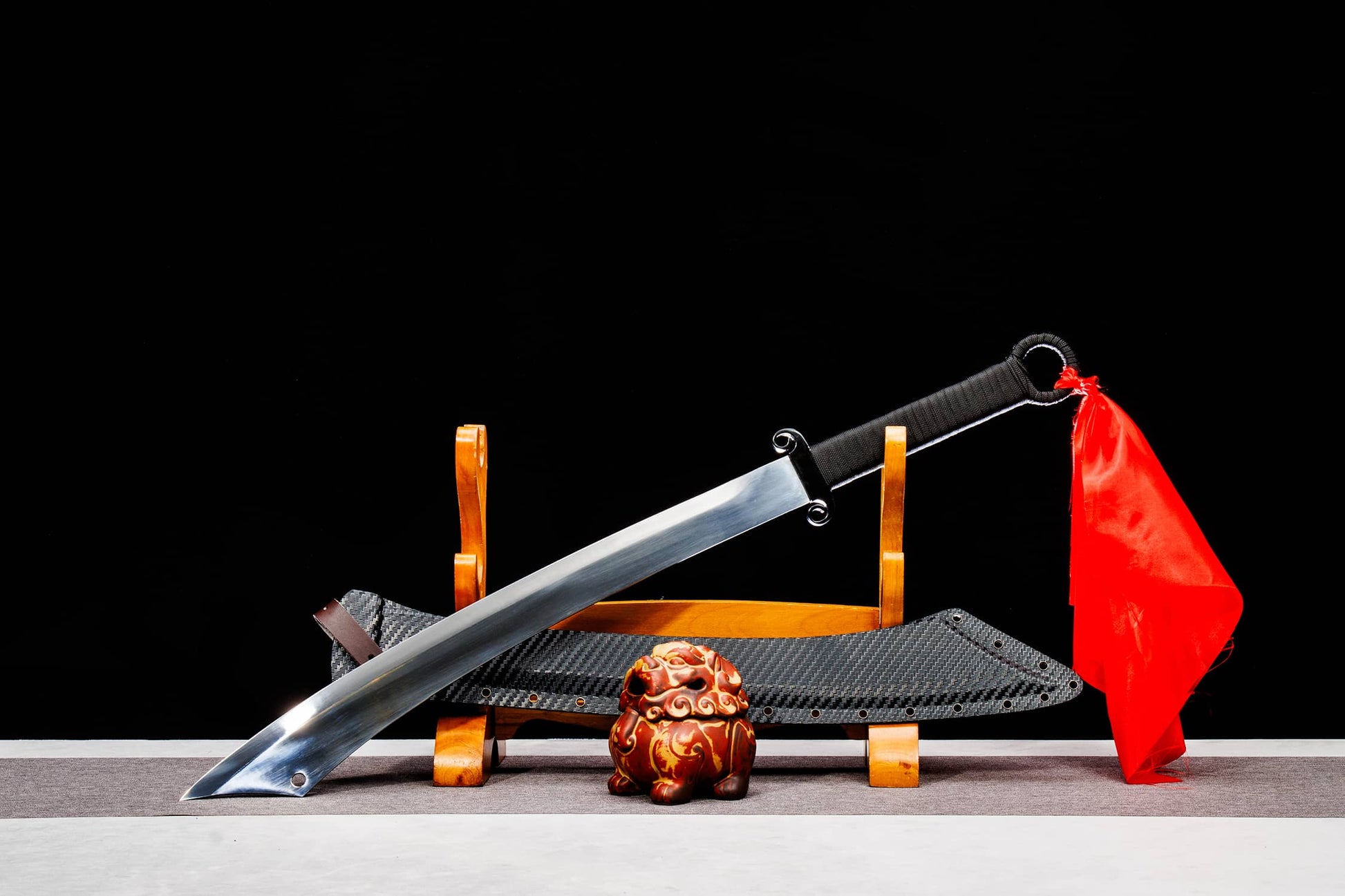 Red Army Dao – 31.3″ Manganese-Steel Chinese Sabre, Ring Pommel