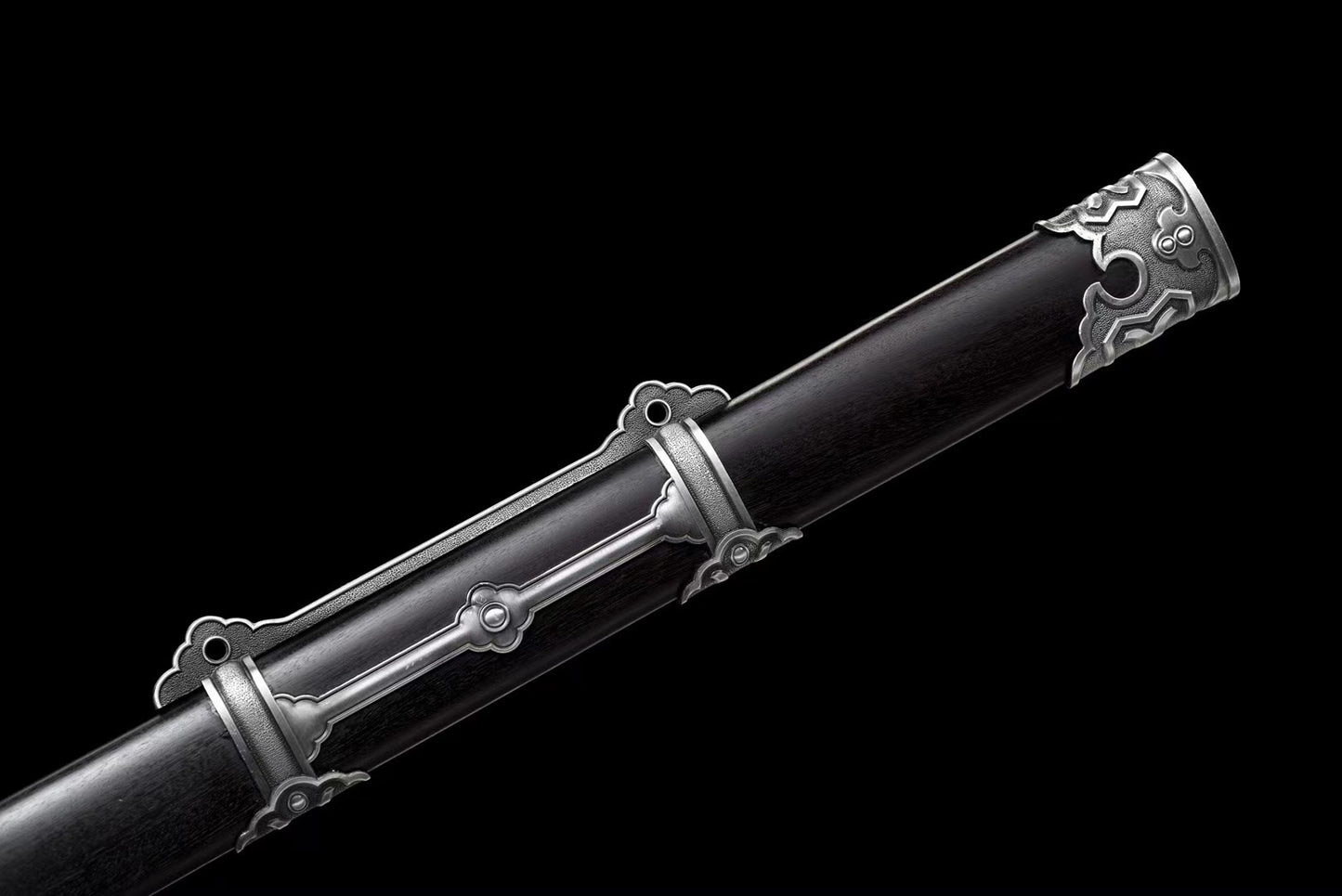 Song Dynasty Ring-Pommel Dao | Hand-Forged High Manganese Steel Chinese Saber with Rosewood Scabbard