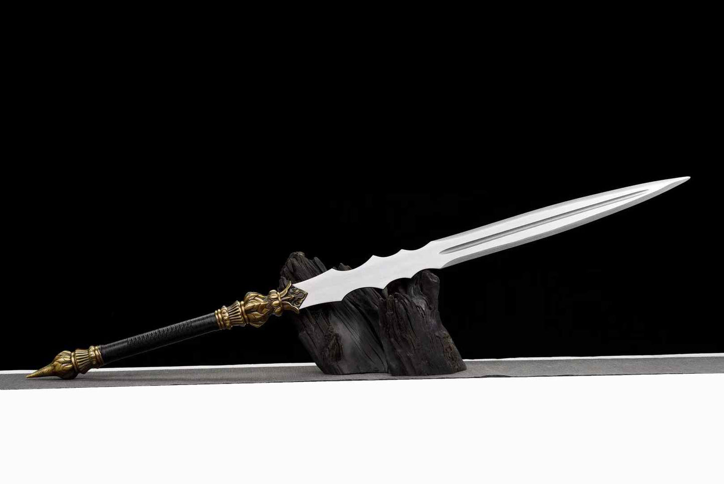 Lotus Jian – Traditional Longquan Chinese Straight Sword for Display & Forms - Chinese Sword store
