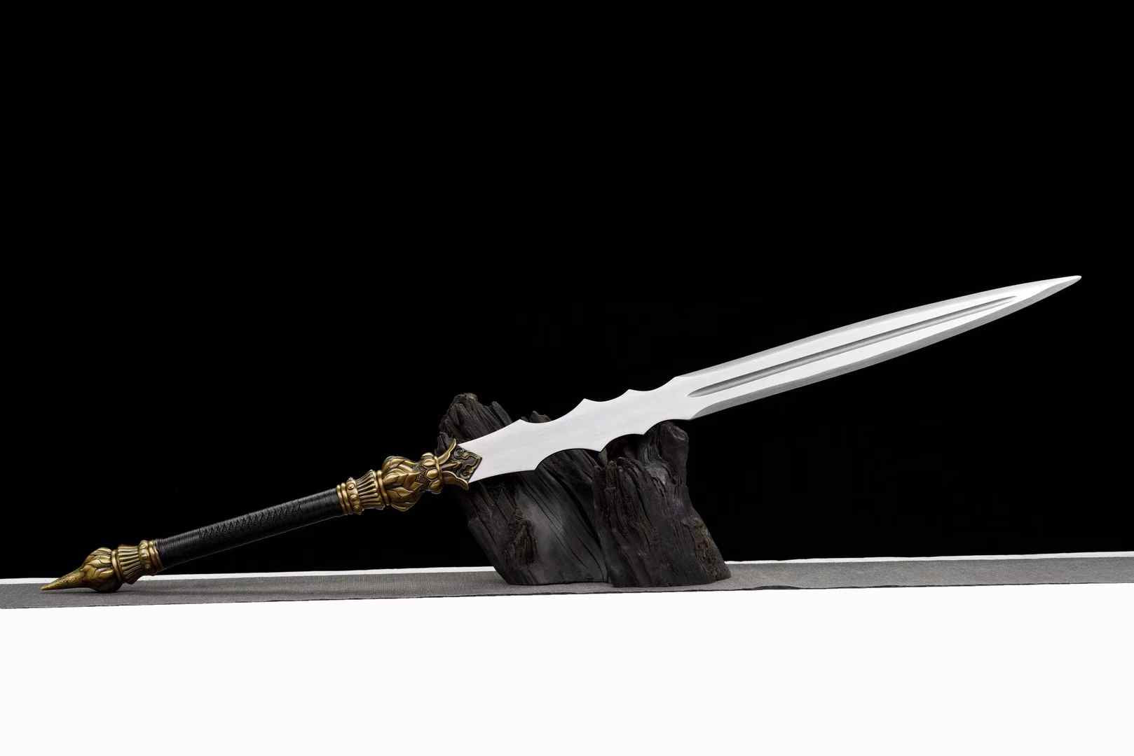 Lotus Jian – Traditional Longquan Chinese Straight Sword for Display & Forms - Chinese Sword store