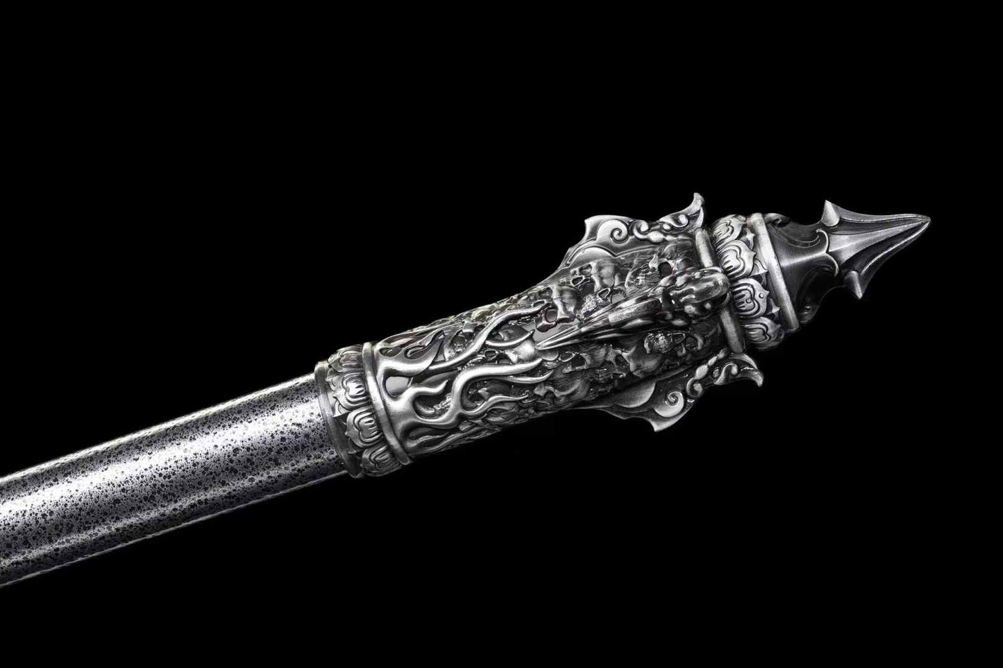 Demon Claw Chinese Long Spear – Traditional Polearm for Display & Forms - Chinese Sword store