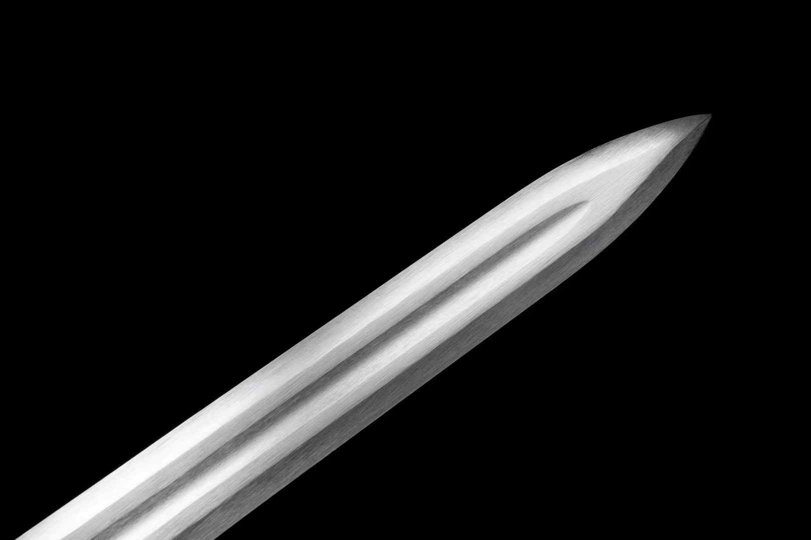 Han Jian Sword | Hand-Forged High Manganese Steel Chinese Jian with Rosewood Scabbard & Alloy Fittings