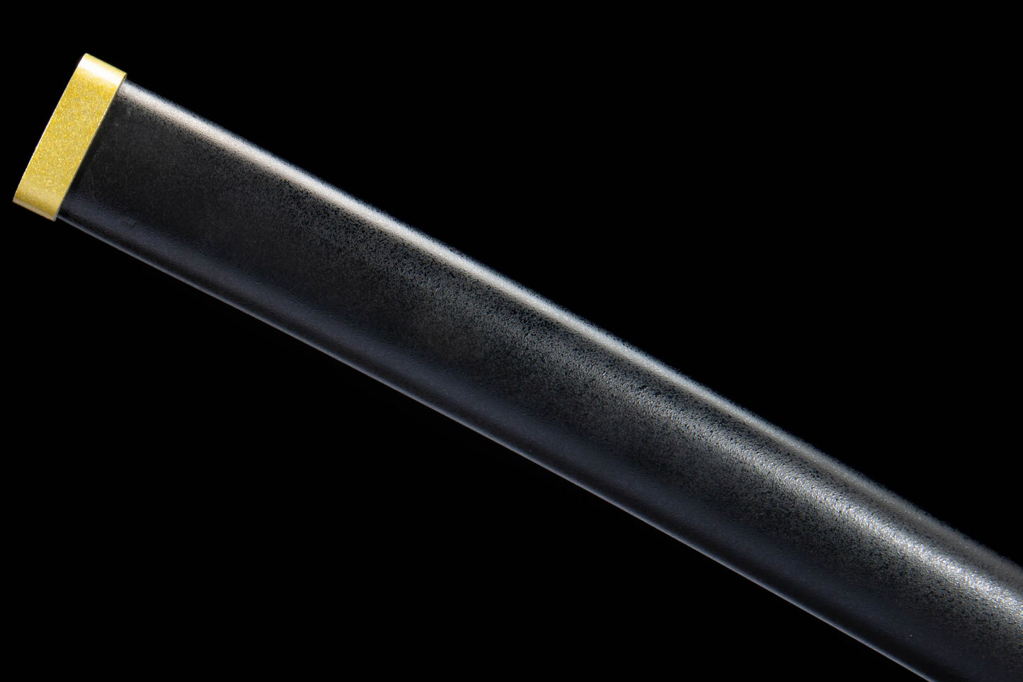 Anime Inspired Katana – Hand Forged 1065 High Carbon Steel Mirror Black Blade with Piano Lacquer Scabbard