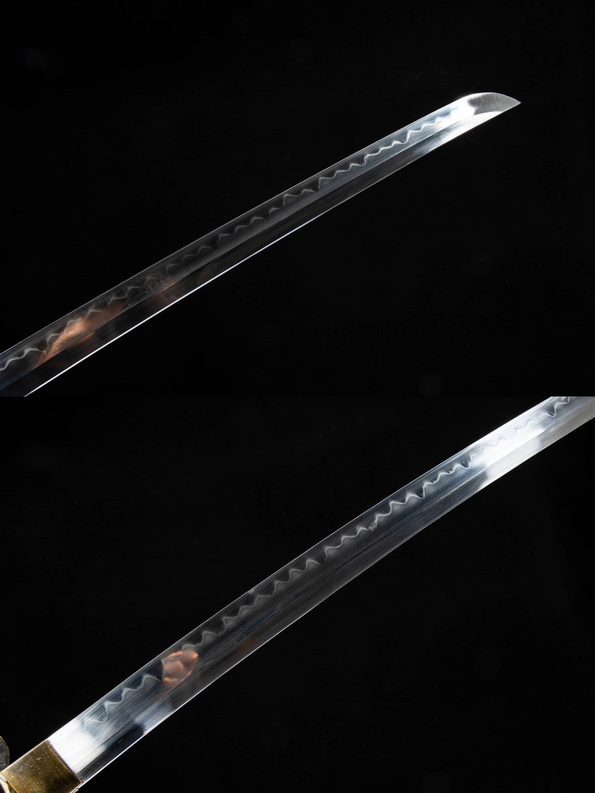 Kotesugiri-Style Katana – 40.7″ T10 Clay-Tempered Blade with Lacquered Wood Saya