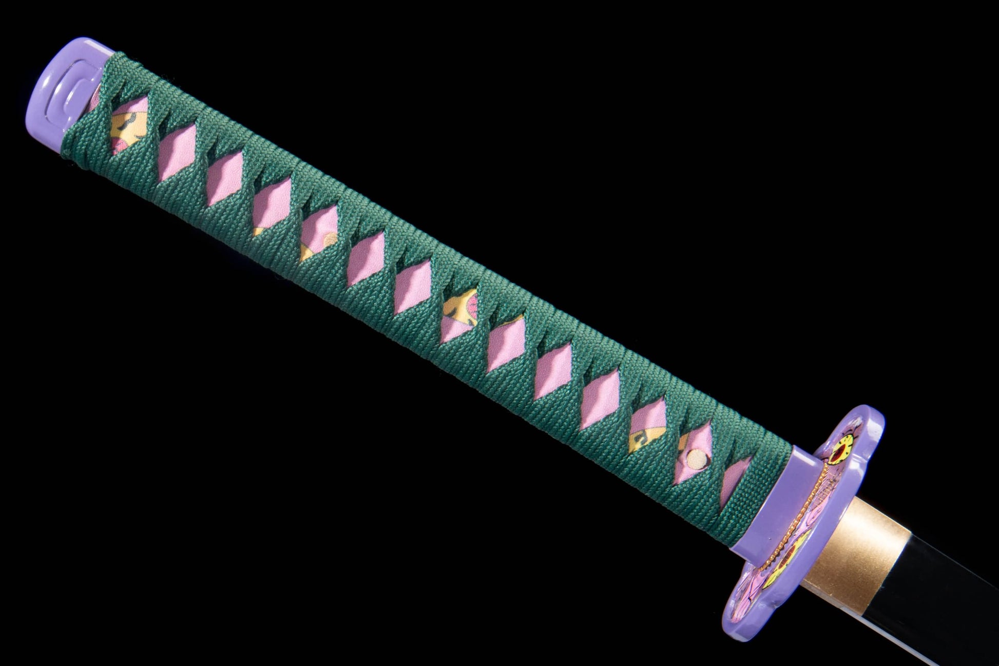 Kokushibo Inspired Katana – Hand Forged 1065 High Carbon Steel Anime Japanese Sword with Mirror Polish Blade