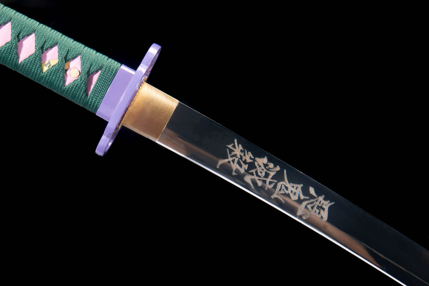 Kokushibo Inspired Katana – Hand Forged 1065 High Carbon Steel Anime Japanese Sword with Mirror Polish Blade