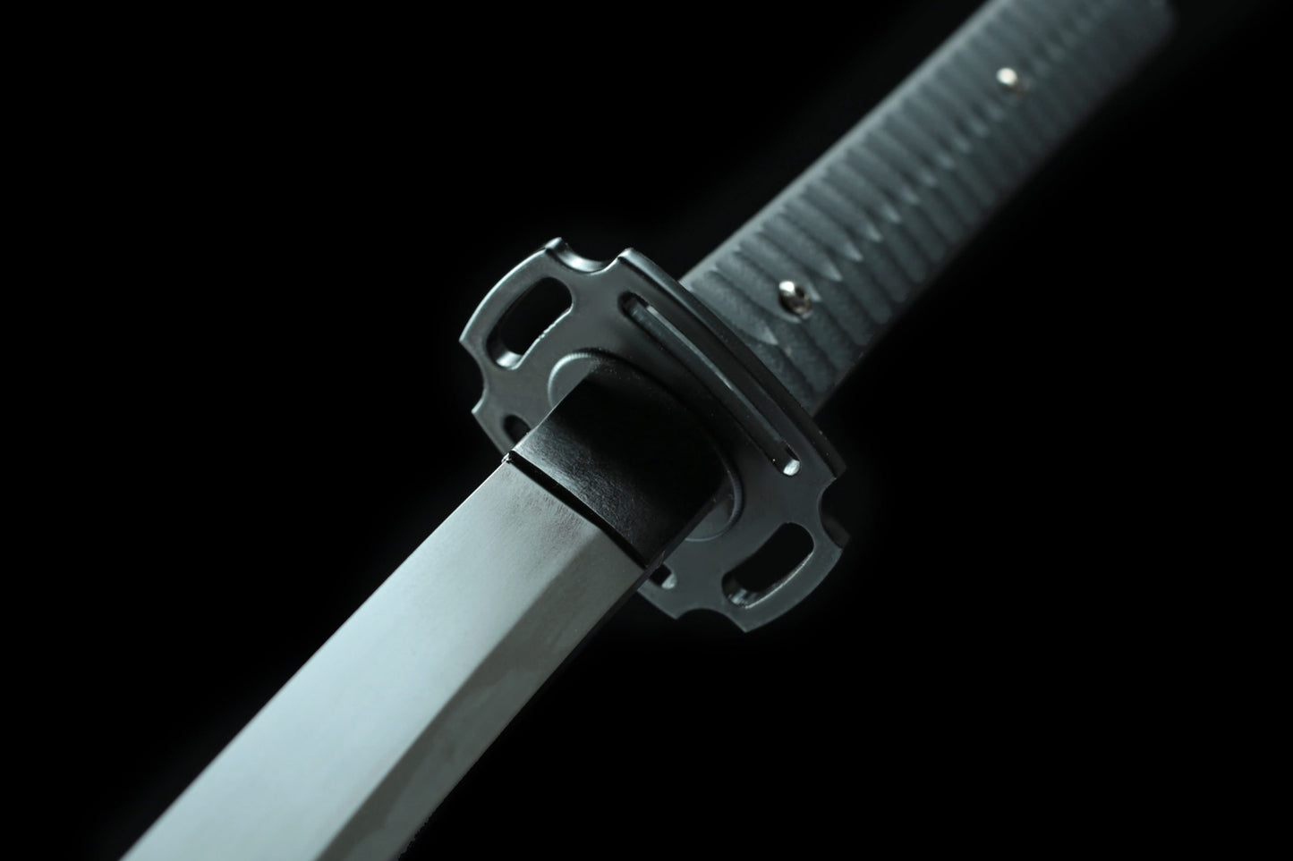 Titanium-Coated Katana with G10 Handle & Kydex Sheath | Rust-Proof Finish