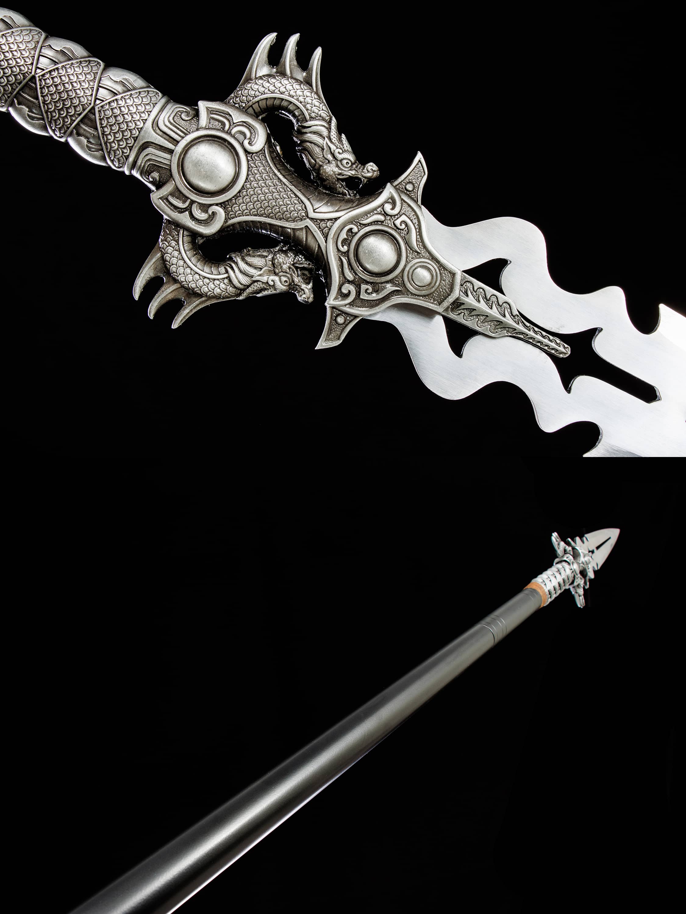 LOONGSWORD Traditional Chinese Spear - Masterfully Crafted