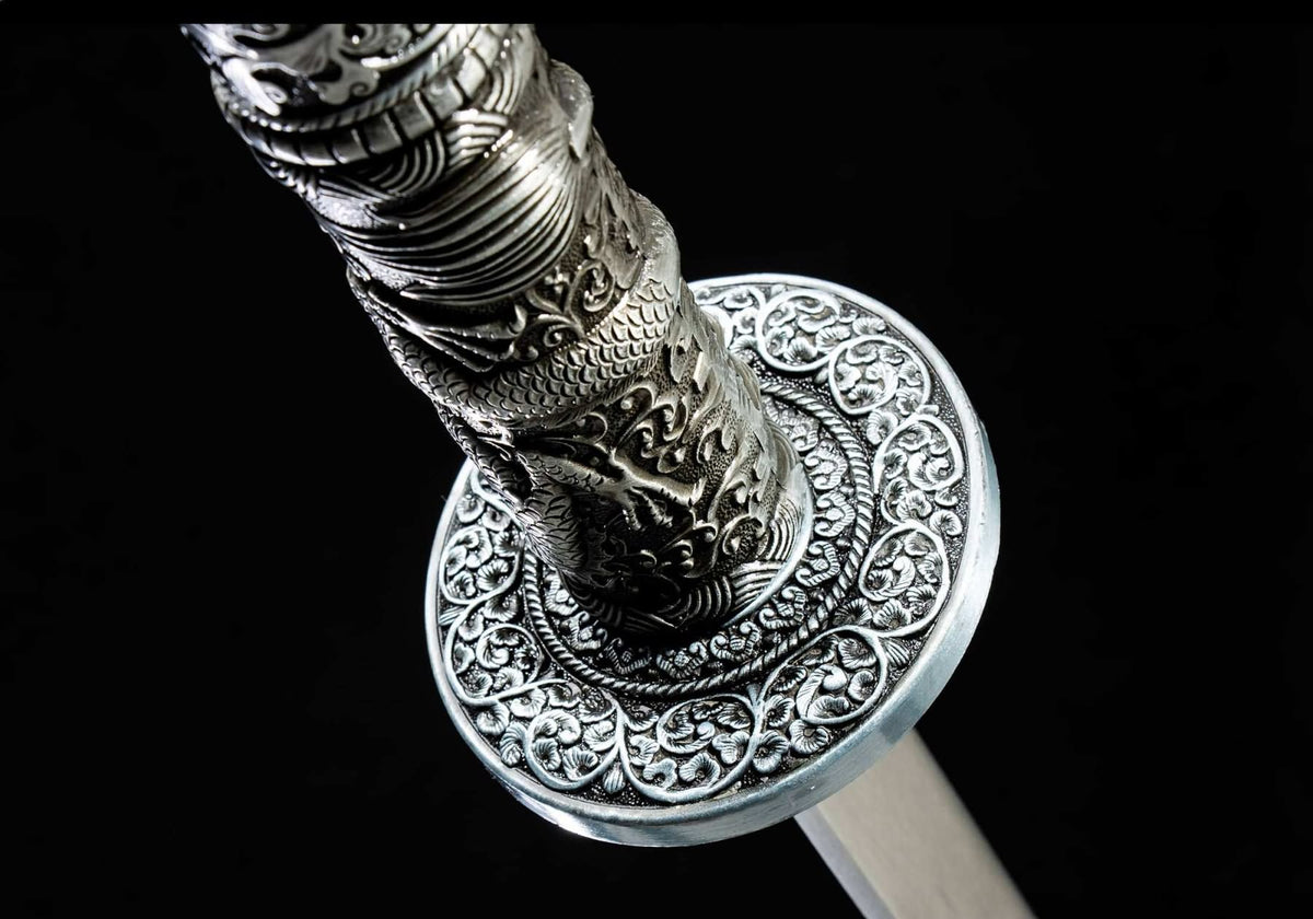 Dragon Miao Dao – Manganese Steel, Black Scabbard - Chinese Sword store