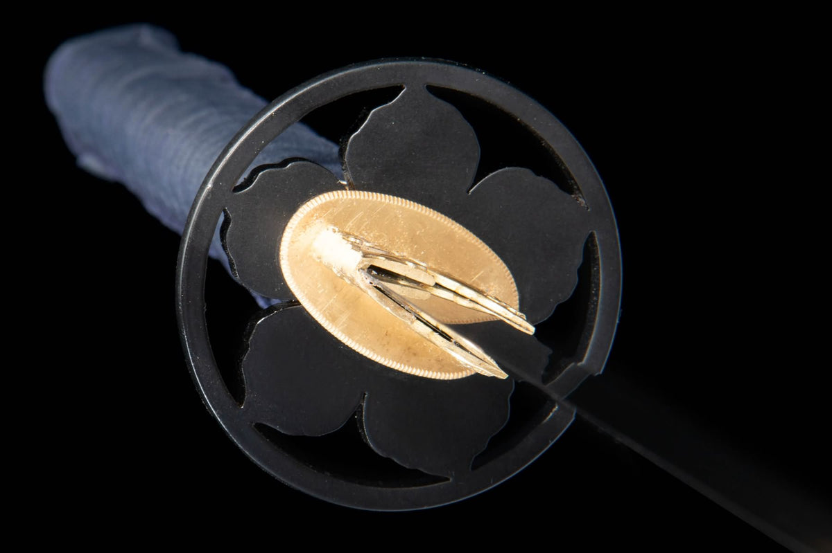 Blue Snowflake Aoi Katana – T10 Clay-Tempered Steel